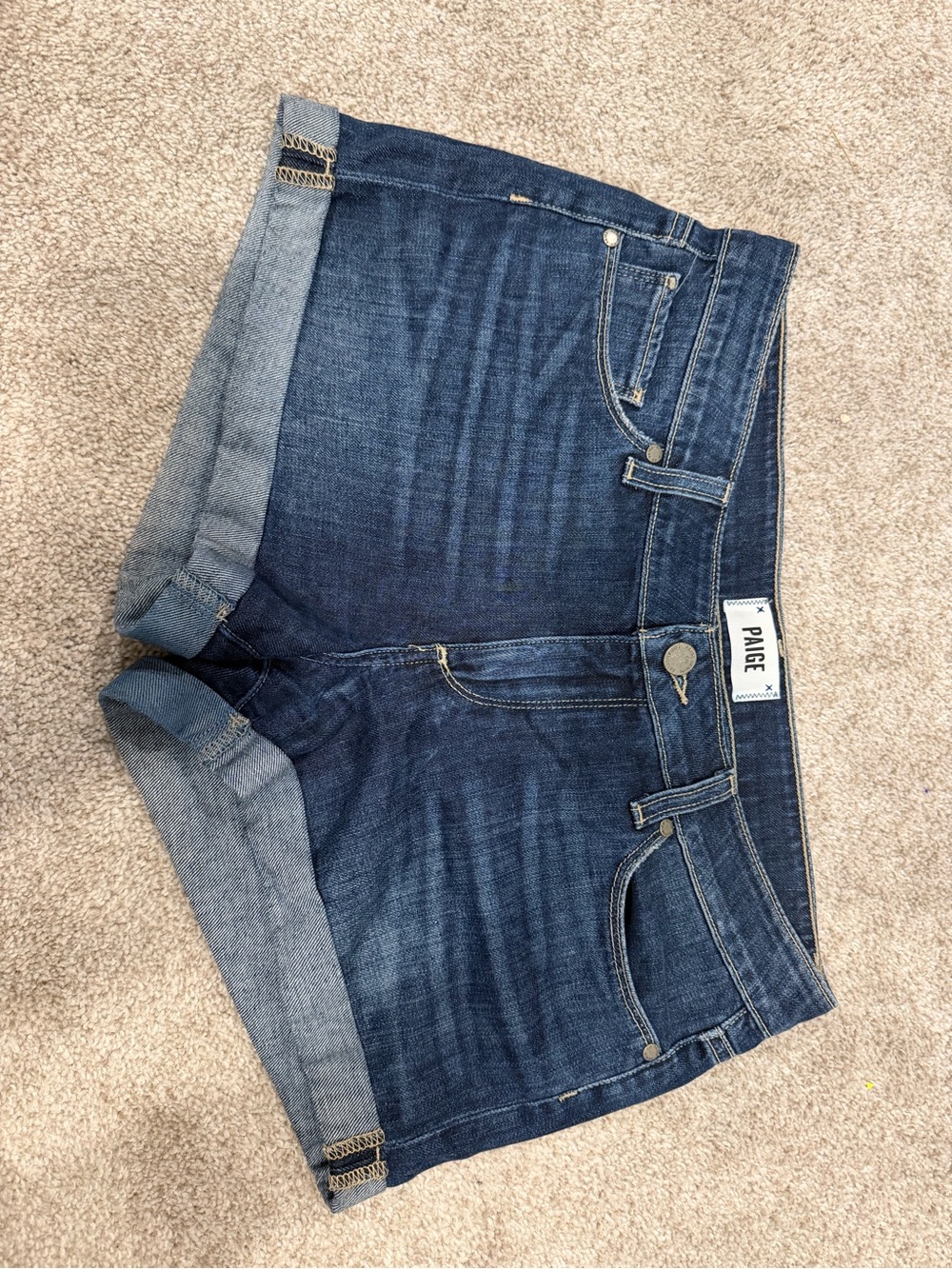 PAIGE Jimmy Jimmy Denim Shorts 27